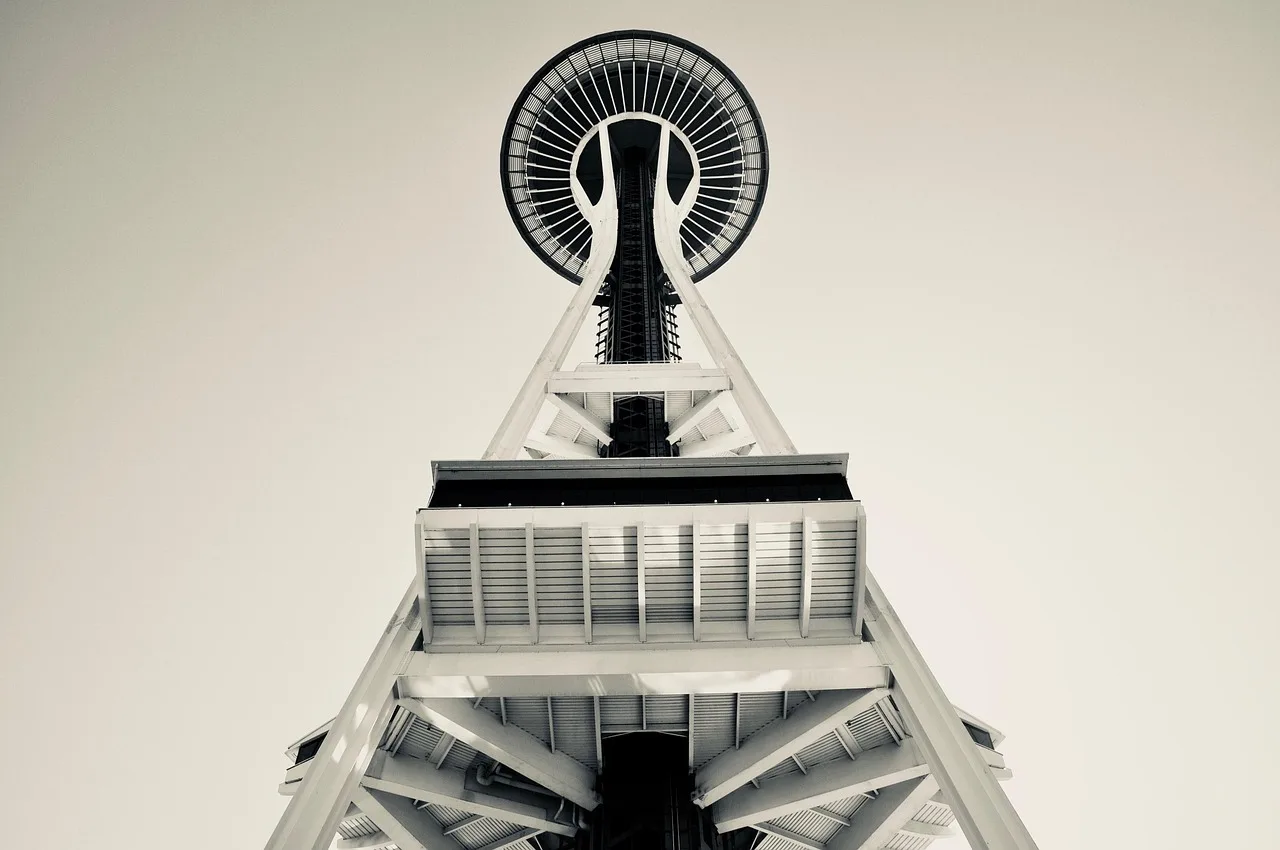 america, usa, seattle, washington state, space needle, city, landmark, black-and-white, architecture, symmetry, north america, seattle, seattle, washington state, washington state, washington state, washington state, washington state, space needle. Sales tax nexus after Wayfair for agencies in Washington and Illinois